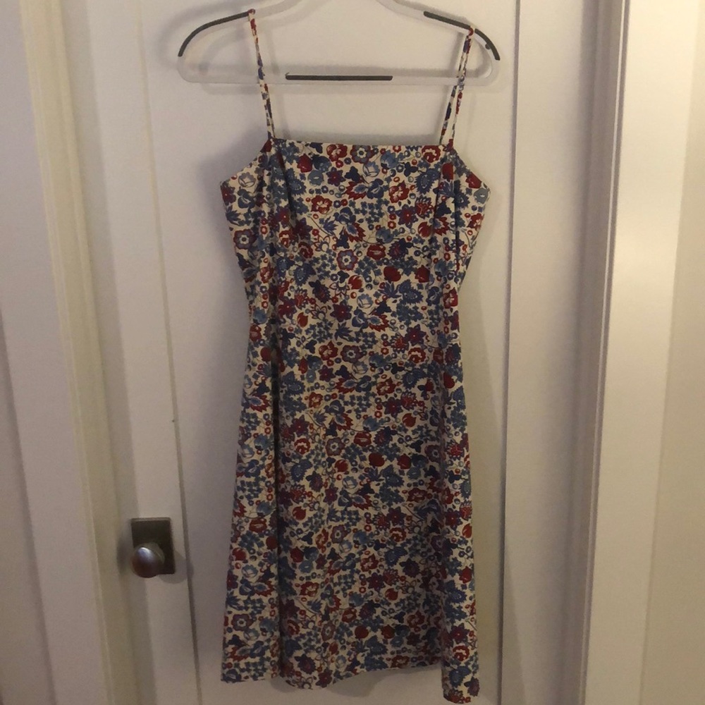 Ann Taylor spaghetti strap, a-line summer dress.